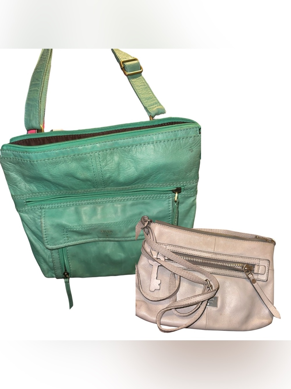 CLOSE OUT SALE 2 Piece Lot Fossil Bags